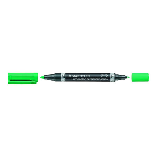Picture of ST PERMANENT MARKER DUO GREEN